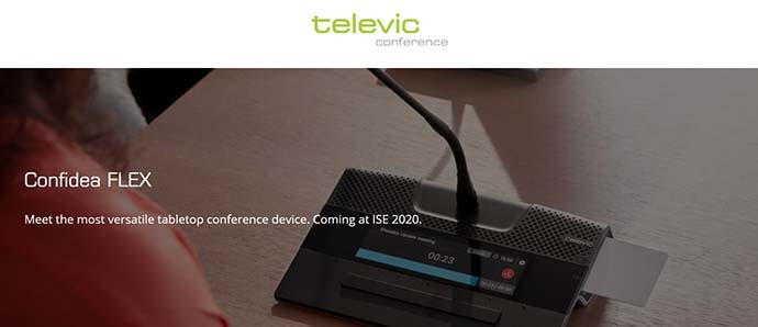 ISE 2020: Televic обещает самый универсальный конференц-пульт ISE 2020: Televic обещает самый универсальный конференц-пульт